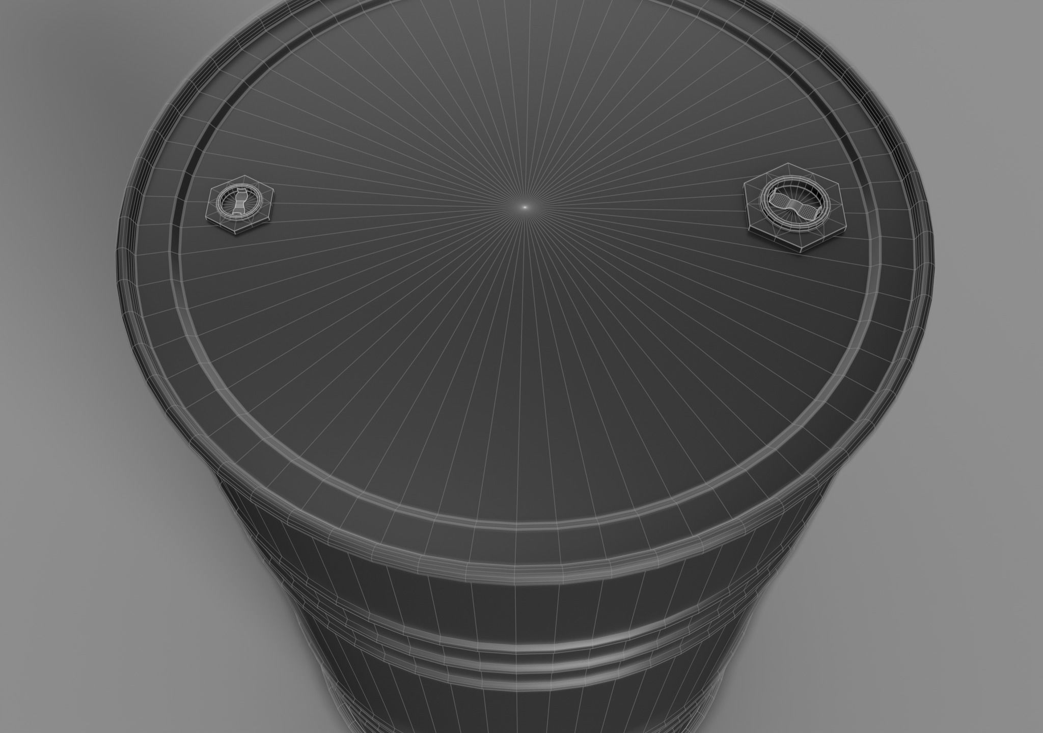 Realistic Gazprom Neft Barrel 3D Model Low-poly 3D model_20