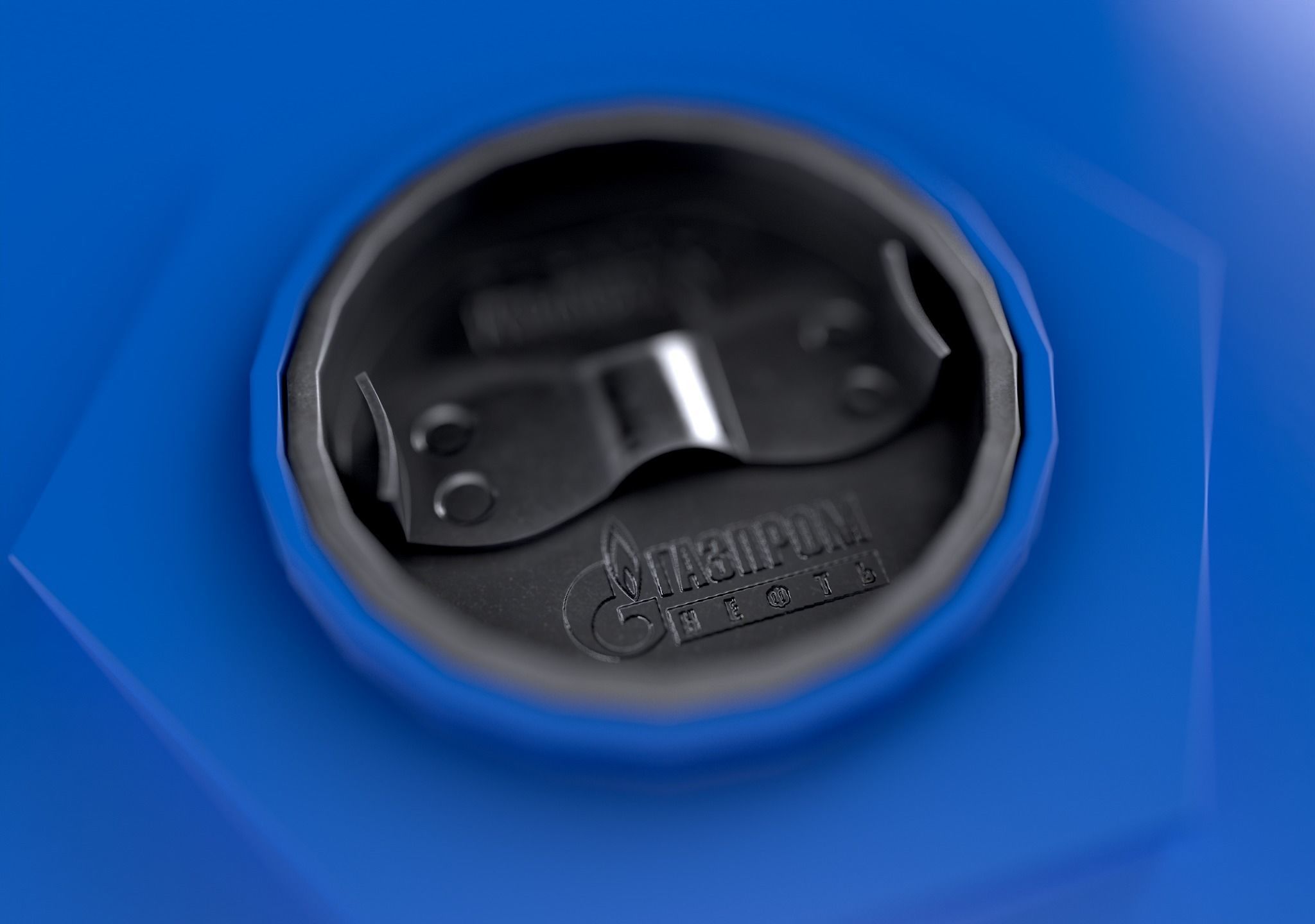 Realistic Gazprom Neft Barrel 3D Model Low-poly 3D model_7