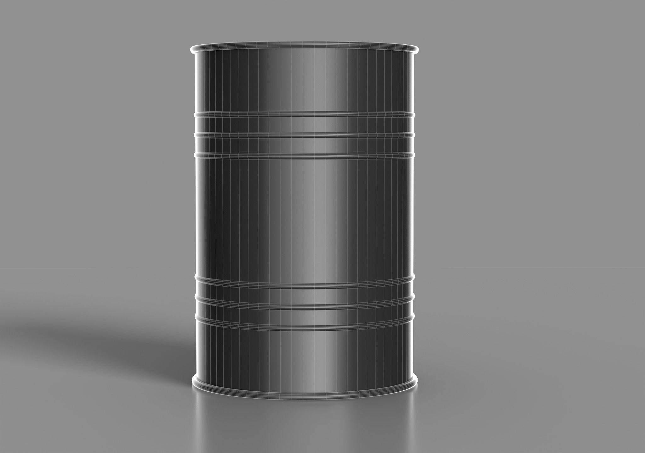 Realistic Gazprom Neft Barrel 3D Model Low-poly 3D model_19