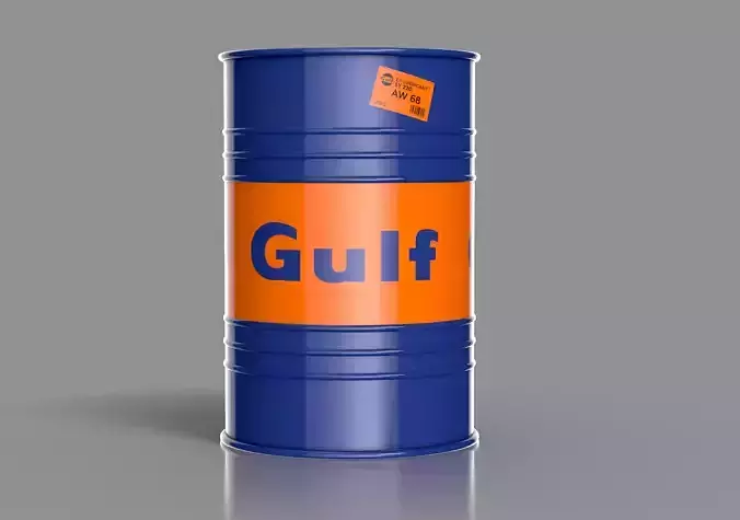 Realistic Gulf Barrel 3D Model Low-poly 3D model