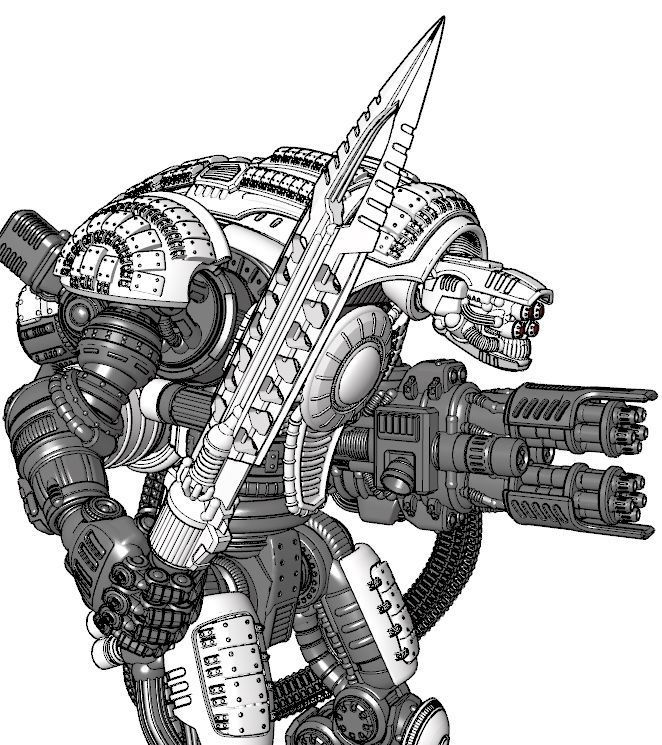 The Full Cervantes-All Armor Weapons and Upgrades-Forever 3D print model_55