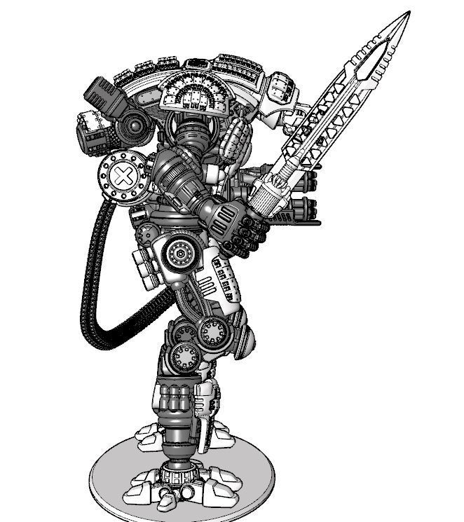 The Full Cervantes-All Armor Weapons and Upgrades-Forever 3D print model_43