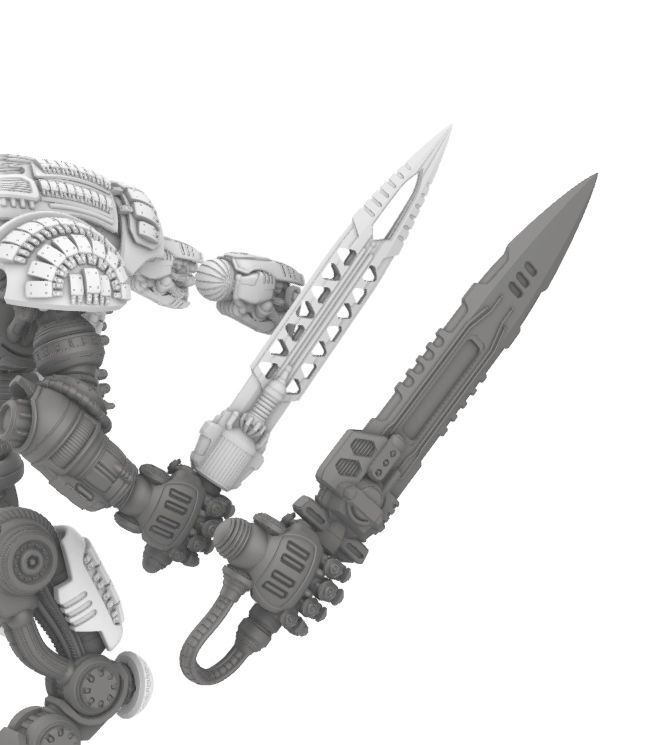 The Full Cervantes-All Armor Weapons and Upgrades-Forever 3D print model_34