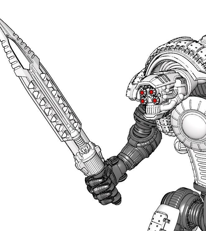 The Full Cervantes-All Armor Weapons and Upgrades-Forever 3D print model_52