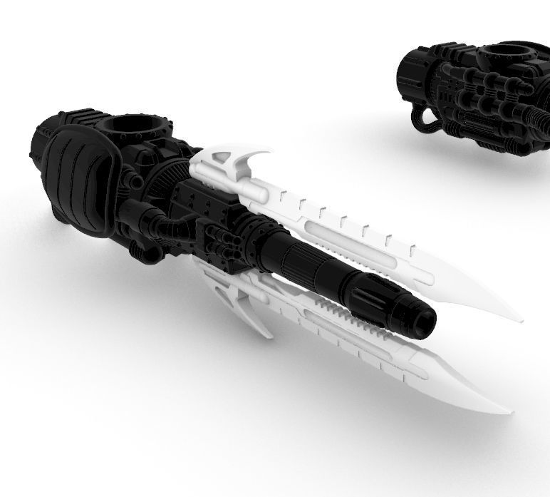 The Full Cervantes-All Armor Weapons and Upgrades-Forever 3D print model_82