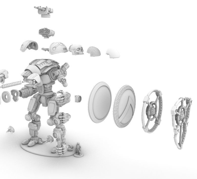 The Full Cervantes-All Armor Weapons and Upgrades-Forever 3D print model_13