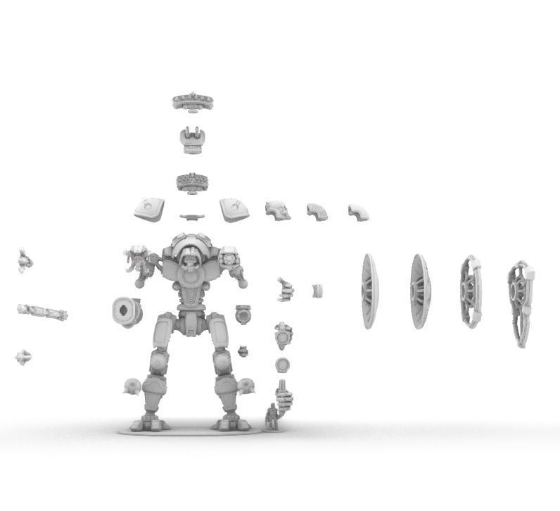 The Full Cervantes-All Armor Weapons and Upgrades-Forever 3D print model_28