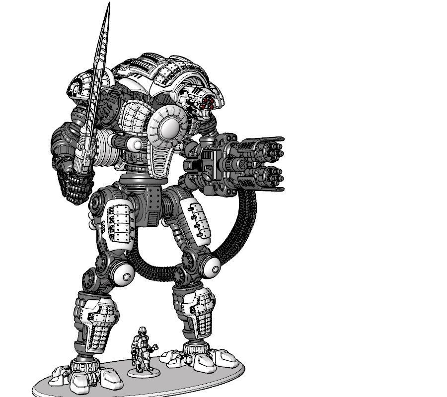 The Full Cervantes-All Armor Weapons and Upgrades-Forever 3D print model_39