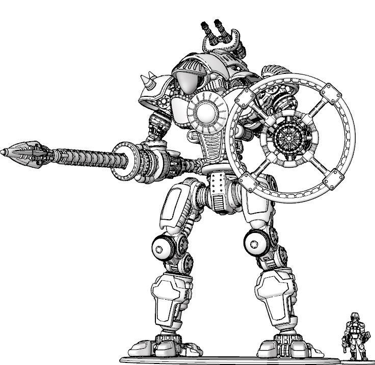 The Full Cervantes-All Armor Weapons and Upgrades-Forever 3D print model_19