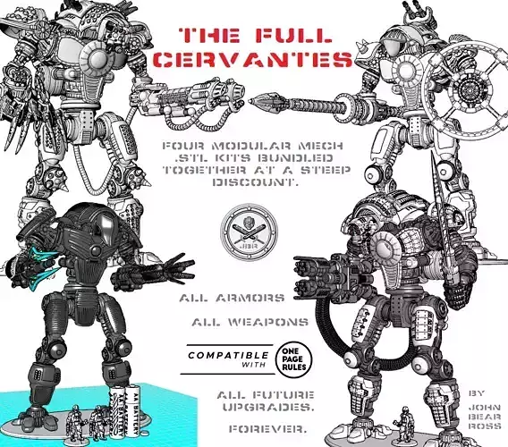 The Full Cervantes-All Armor Weapons and Upgrades-Forever 3D print model