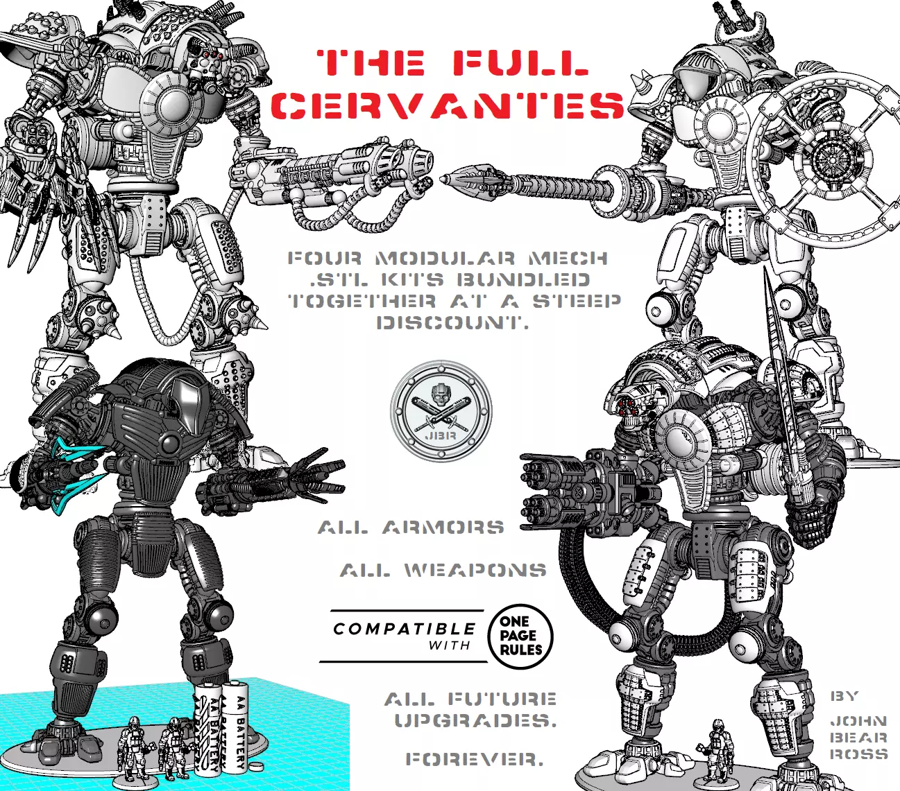 The Full Cervantes-All Armor Weapons and Upgrades-Forever 3D print model_0