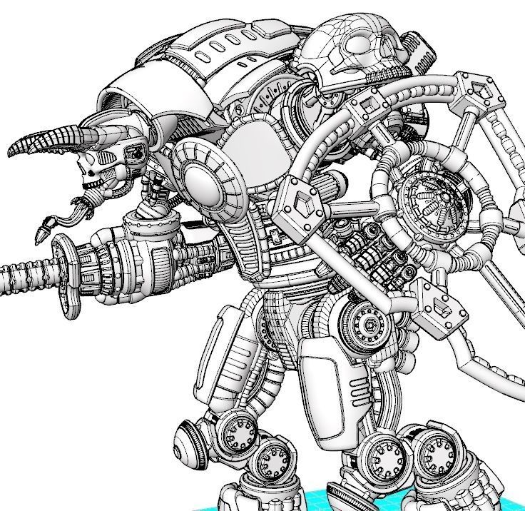 The Full Cervantes-All Armor Weapons and Upgrades-Forever 3D print model_30