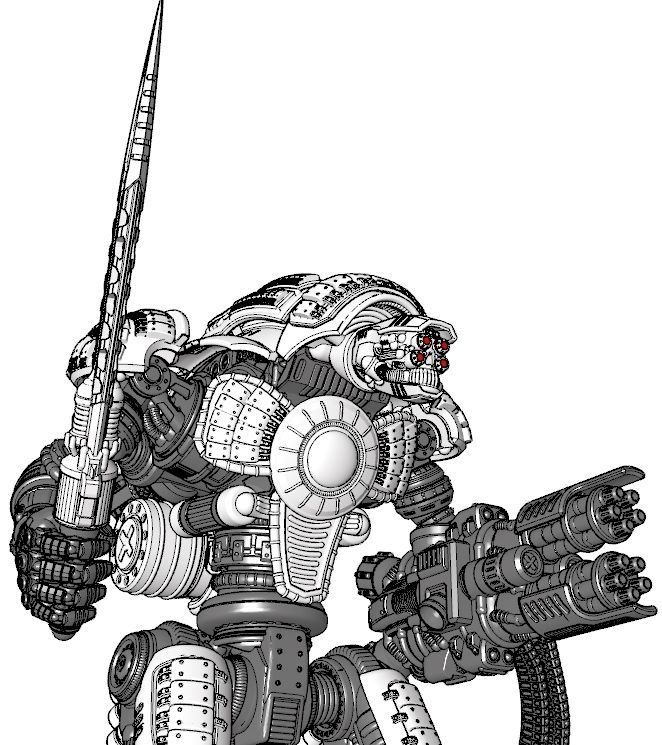 The Full Cervantes-All Armor Weapons and Upgrades-Forever 3D print model_48