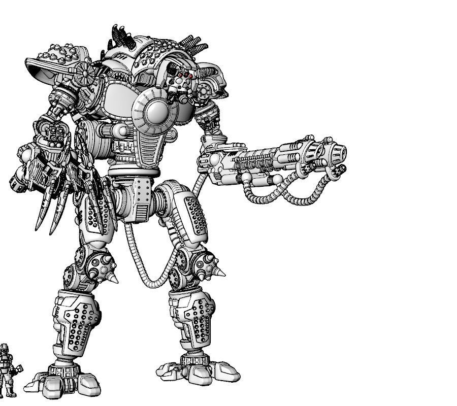 The Full Cervantes-All Armor Weapons and Upgrades-Forever 3D print model_18