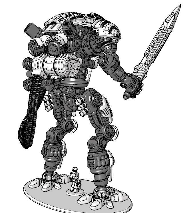 The Full Cervantes-All Armor Weapons and Upgrades-Forever 3D print model_49