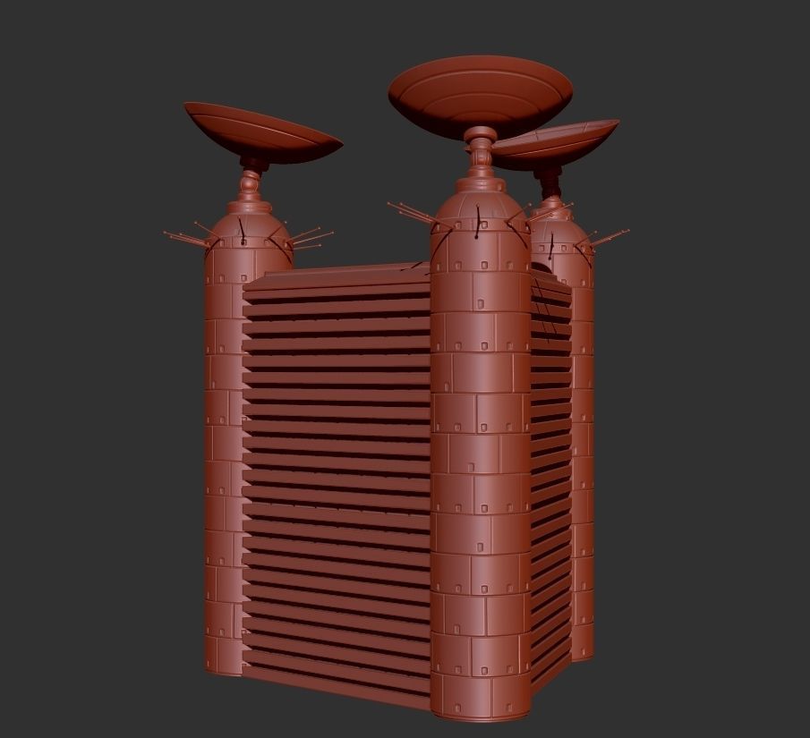 Conan Triangle Tower 3D print model_17