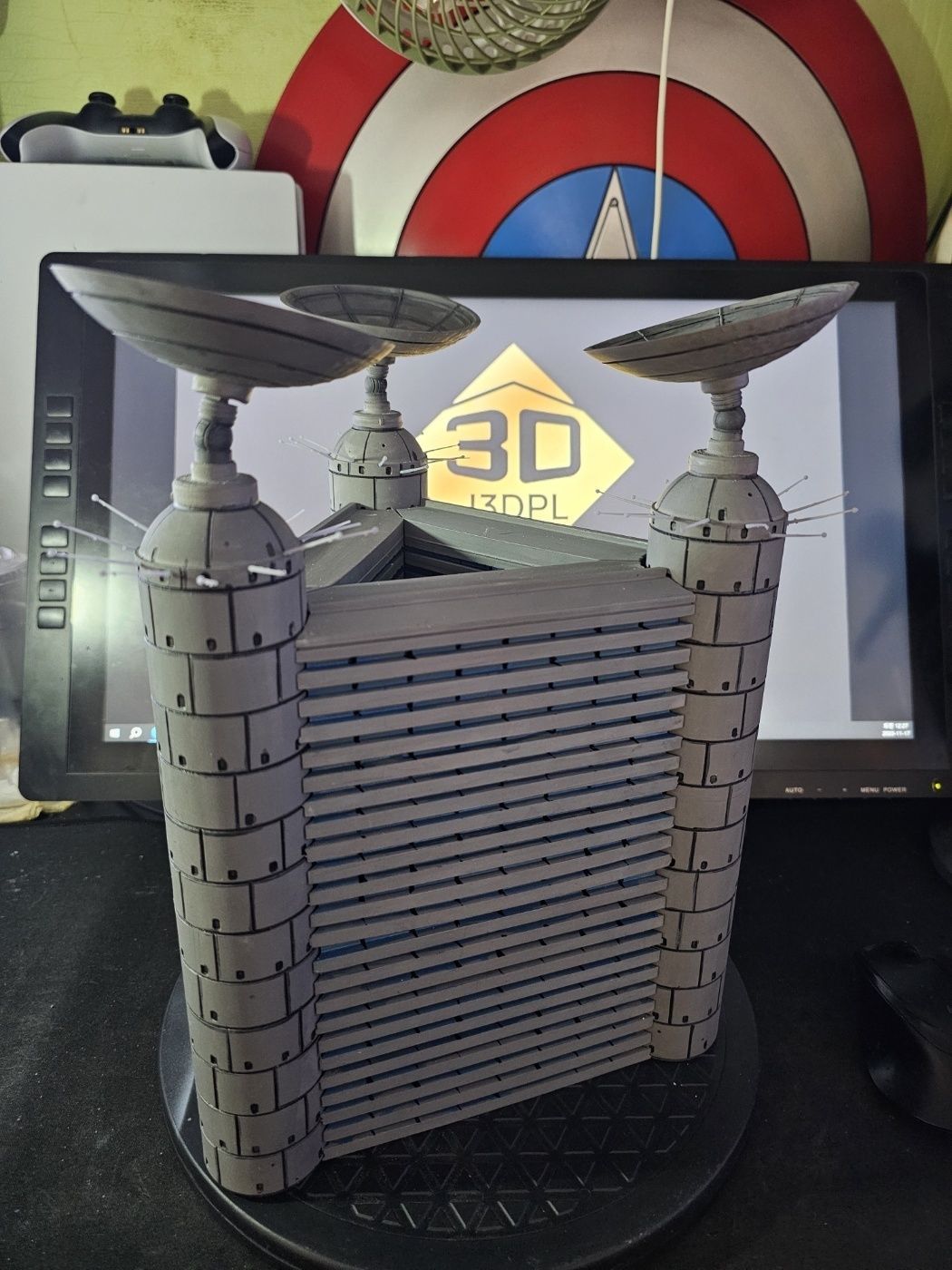 Conan Triangle Tower 3D print model_1