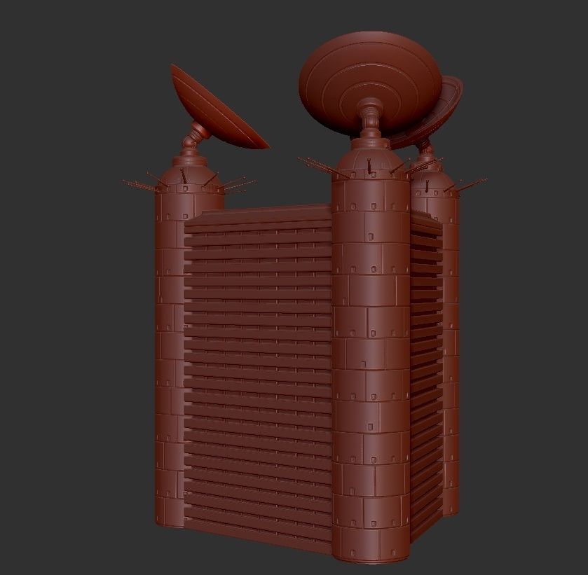 Conan Triangle Tower 3D print model_16