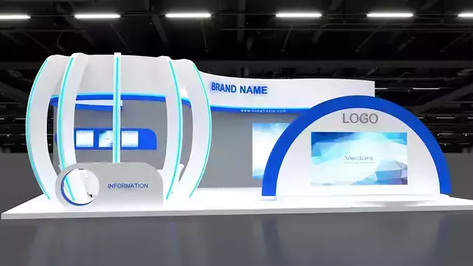 exhibition 3D model