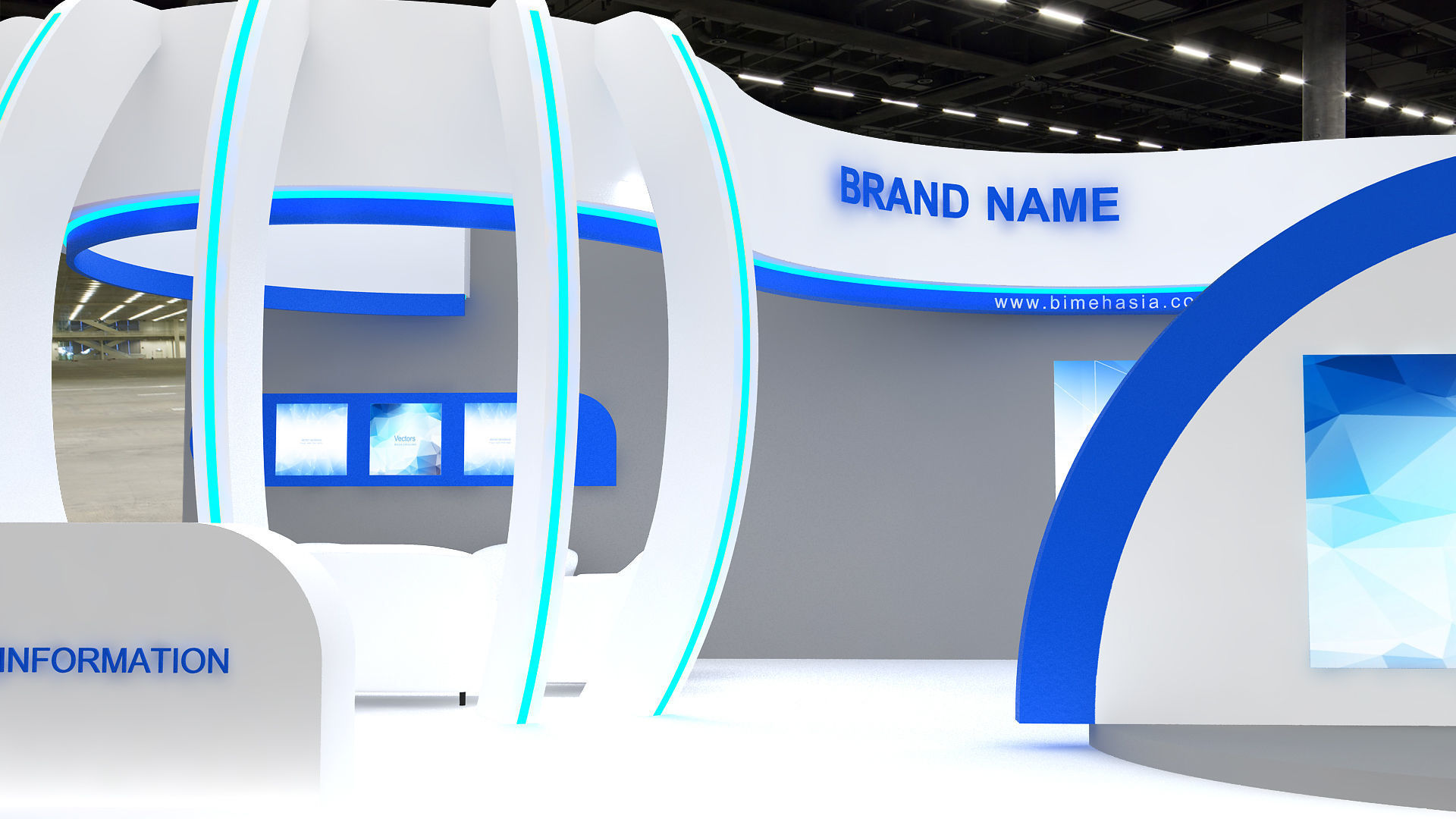 exhibition 3d 3D model_3