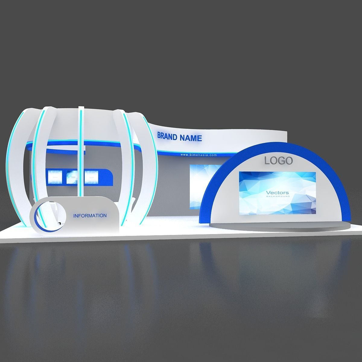 exhibition 3d 3D model_8