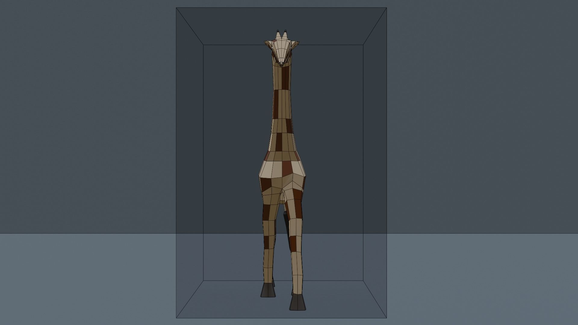 3D Low Poly Giraffe Model Free low-poly 3D model_10