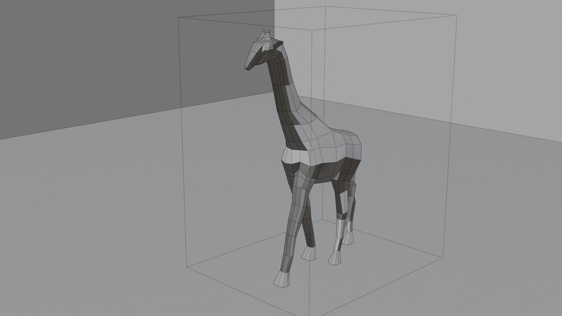 3D Low Poly Giraffe Model Free low-poly 3D model_12