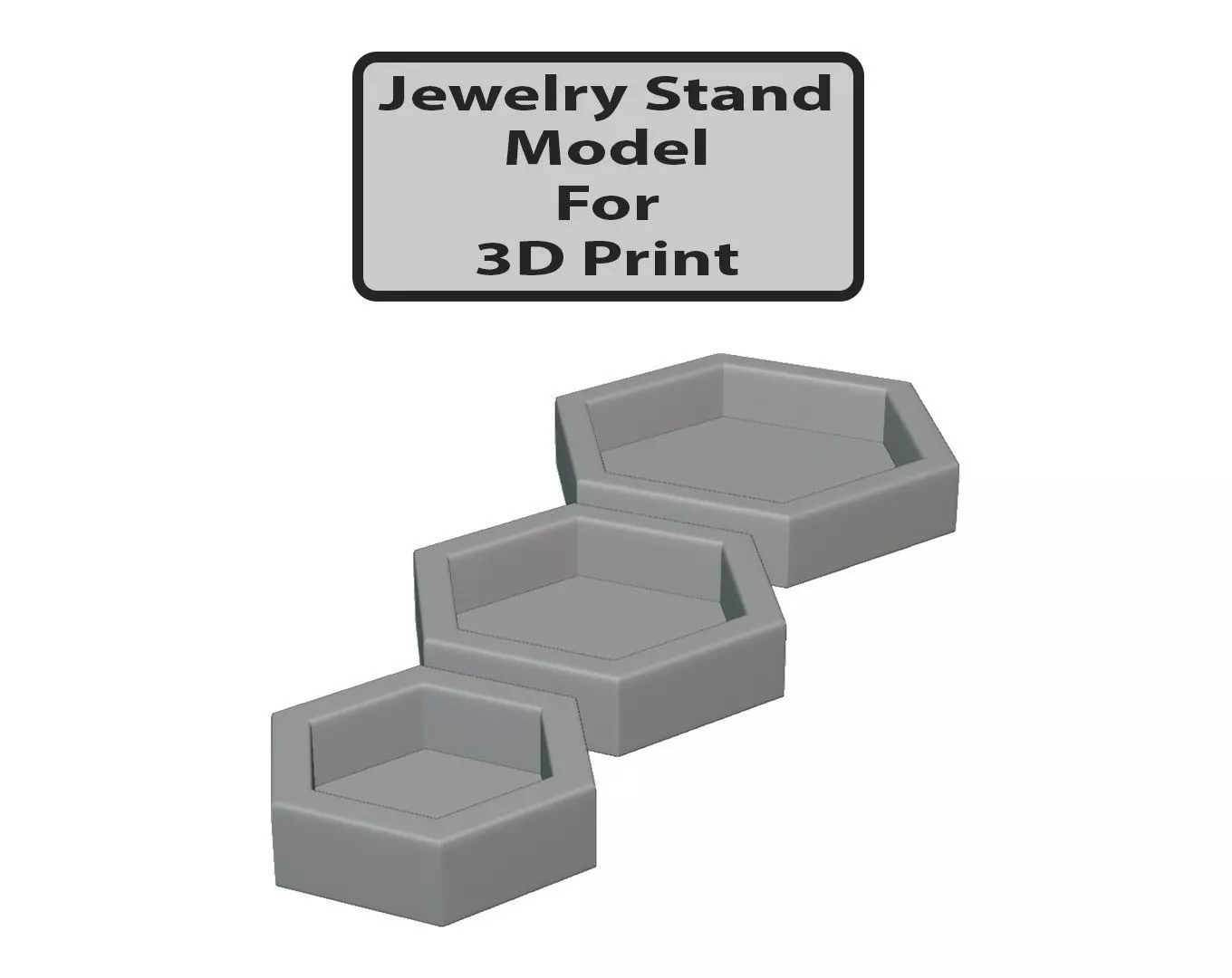 Jewelry Stand Vol 1-5 3D print model 3D print model_0