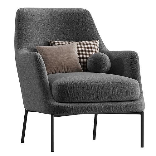 JOYCE Armchair By Flexform 3D model