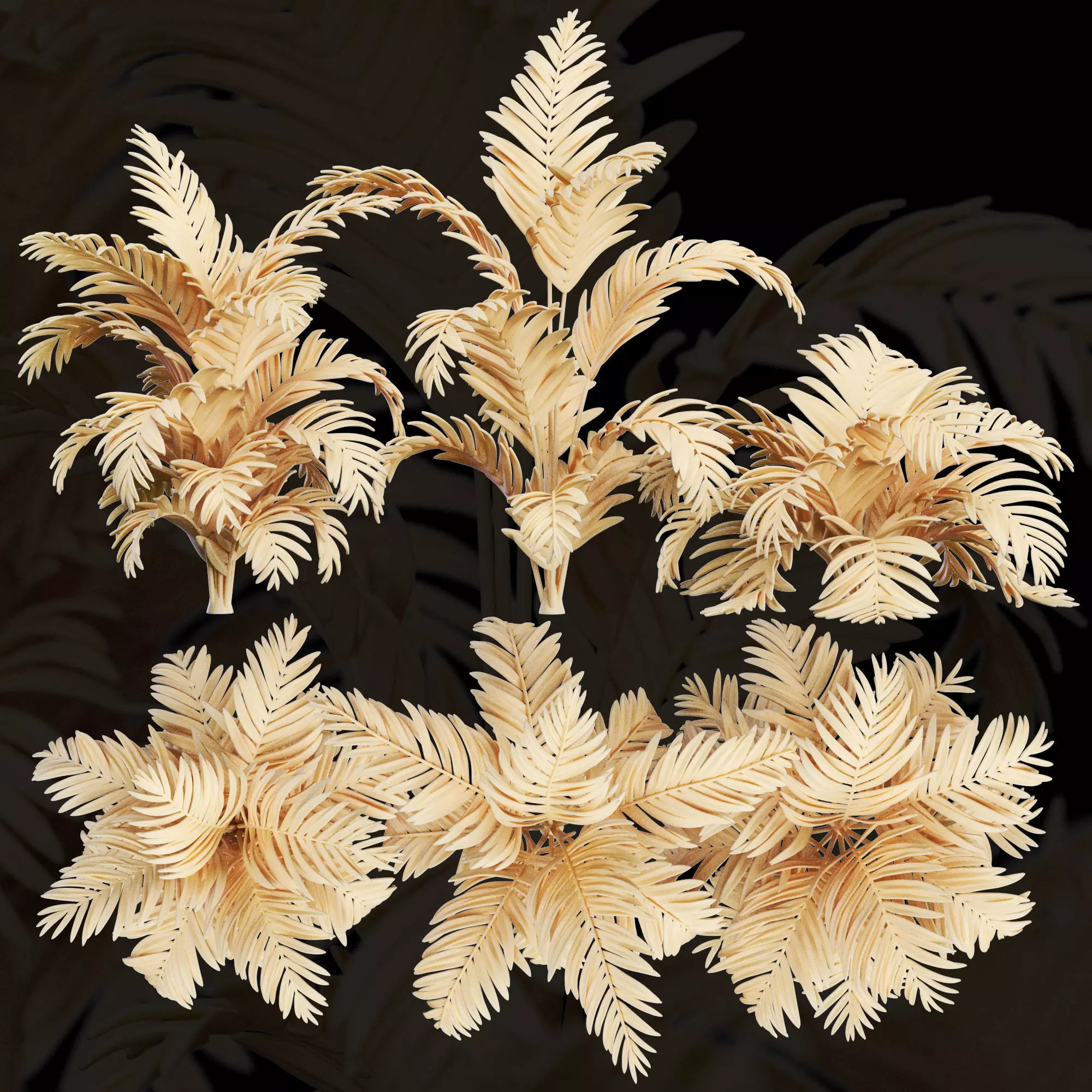 3dprint Plant 02 Palm 3D print model_0