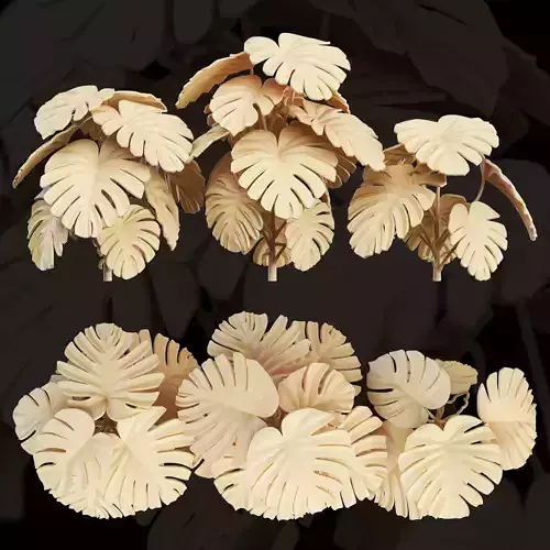 3dprint Plant 03 Monstera 3D print model