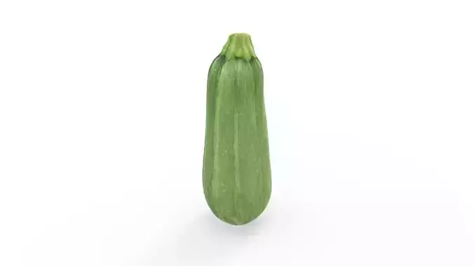 Zucchini low poly v001