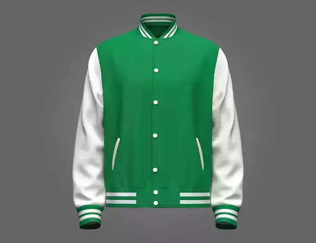  Mans Bomber Jacket 3d model