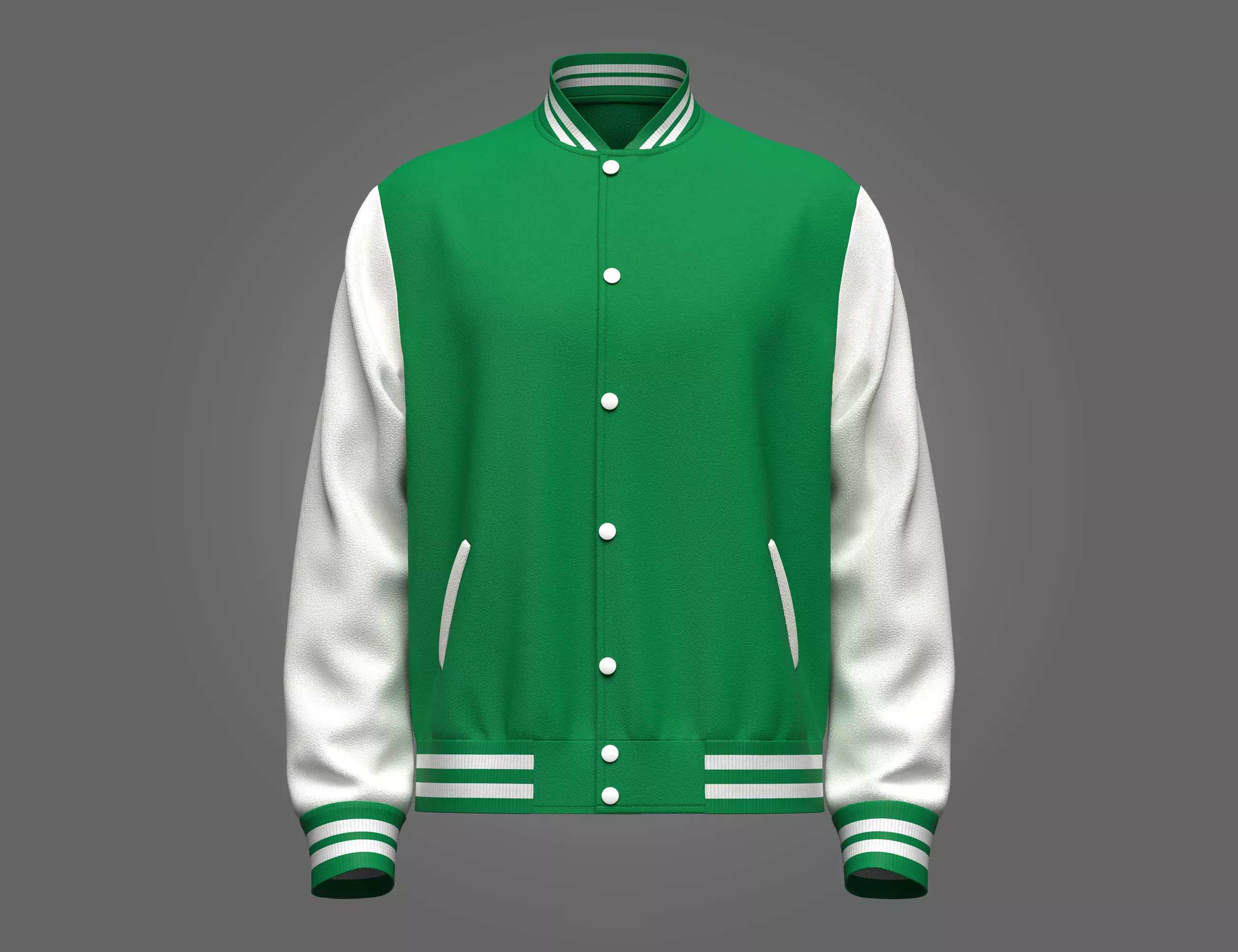 Mans Bomber Jacket 3d model 3D model