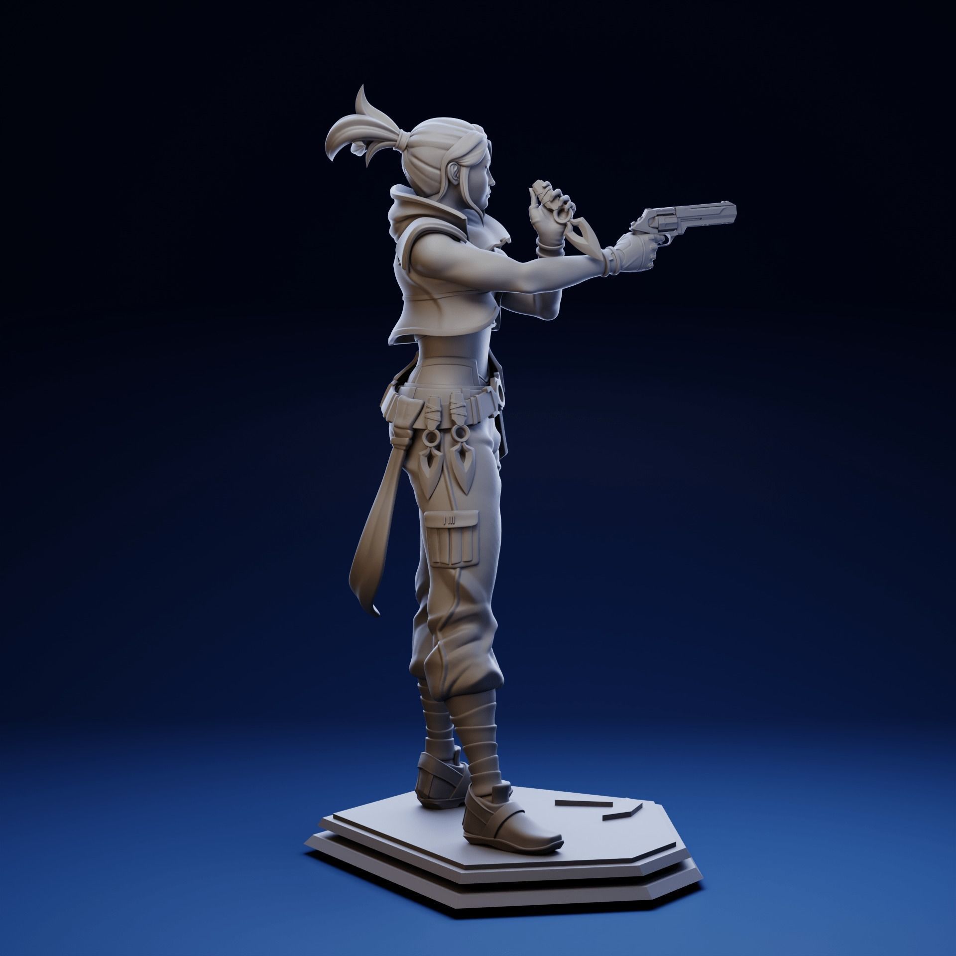 Jett - Valorant 3D print model_3