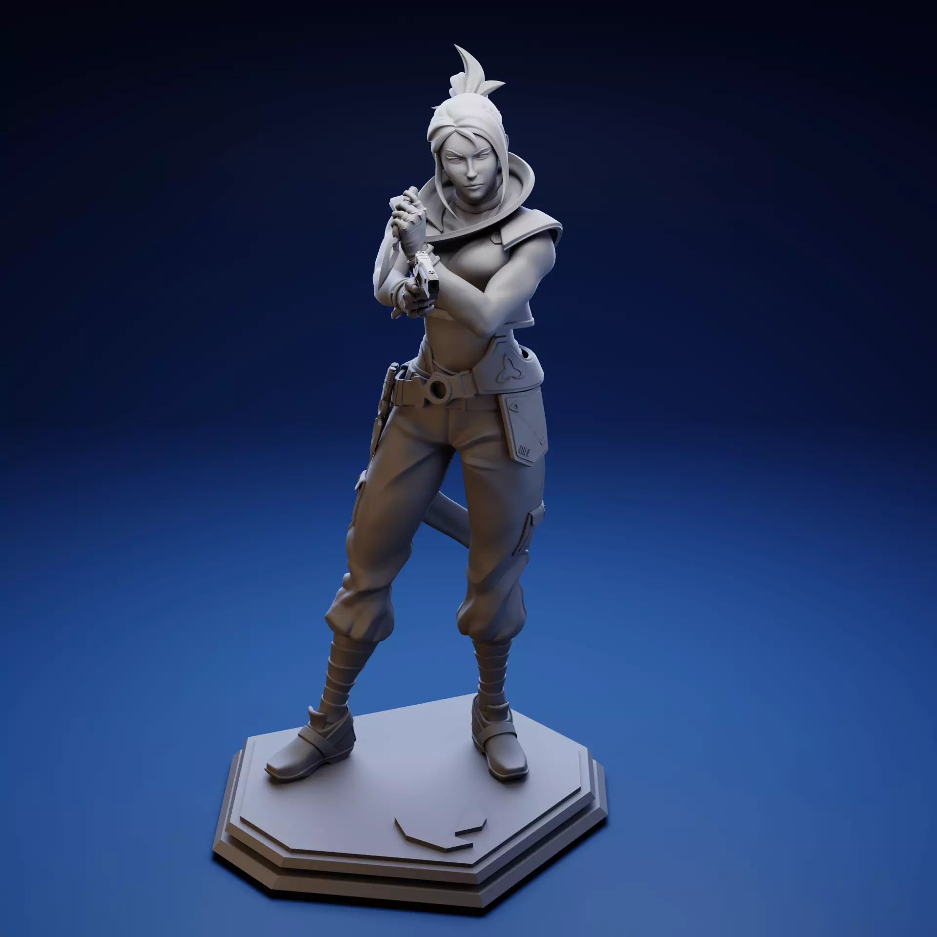 Jett - Valorant 3D print model_0