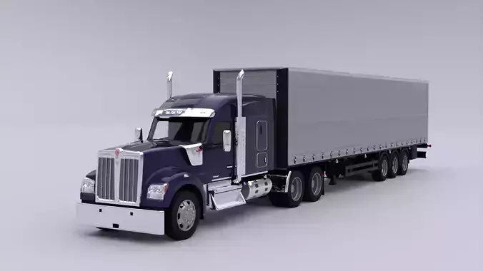 Kenworth W990  3D model