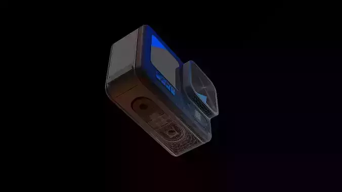 Go Pro Action Cam 3D model