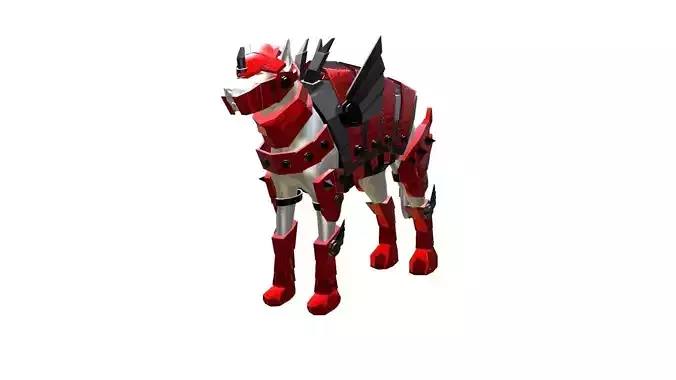 Dog Iron Armor 3D model