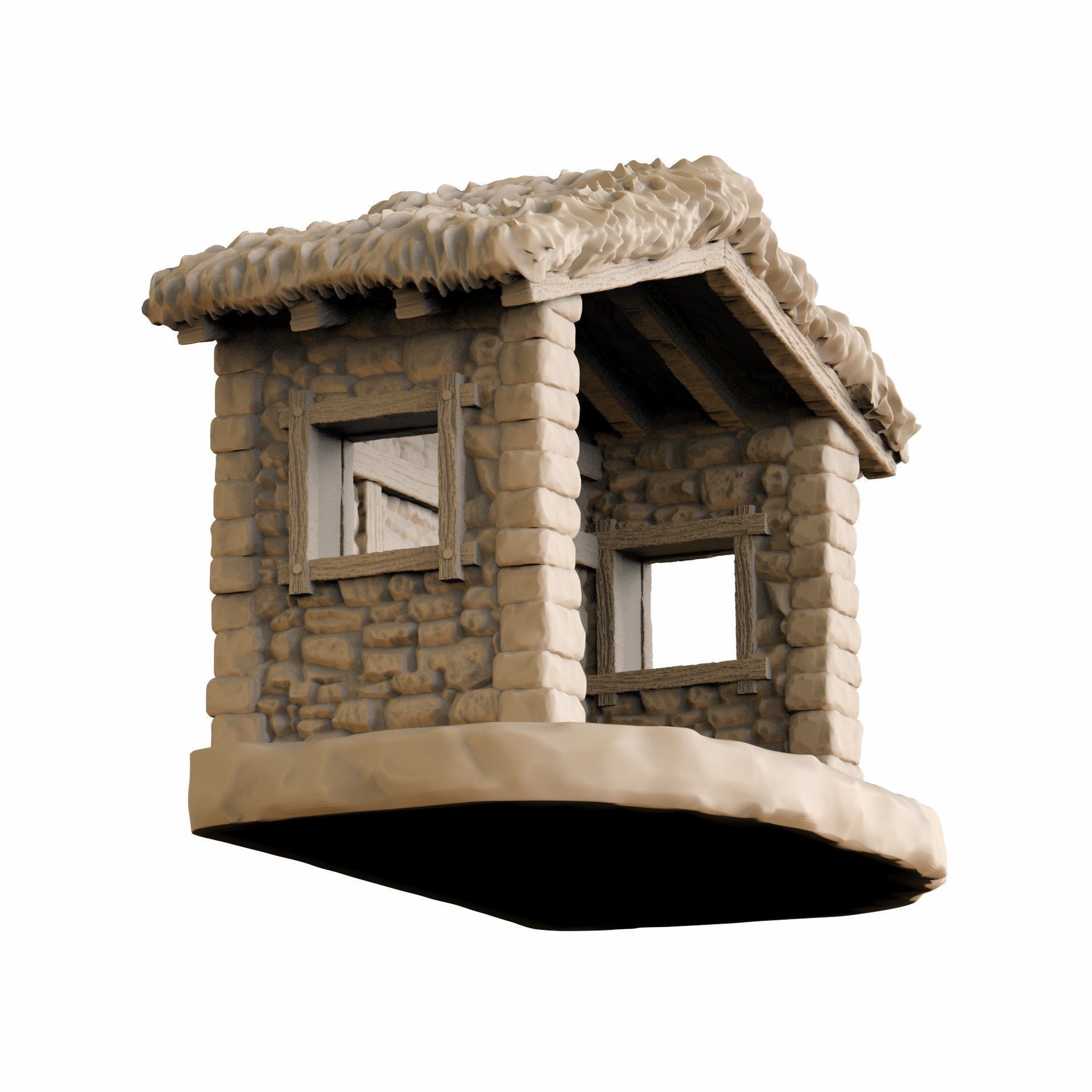 Christmas Crib house 3D print model_69