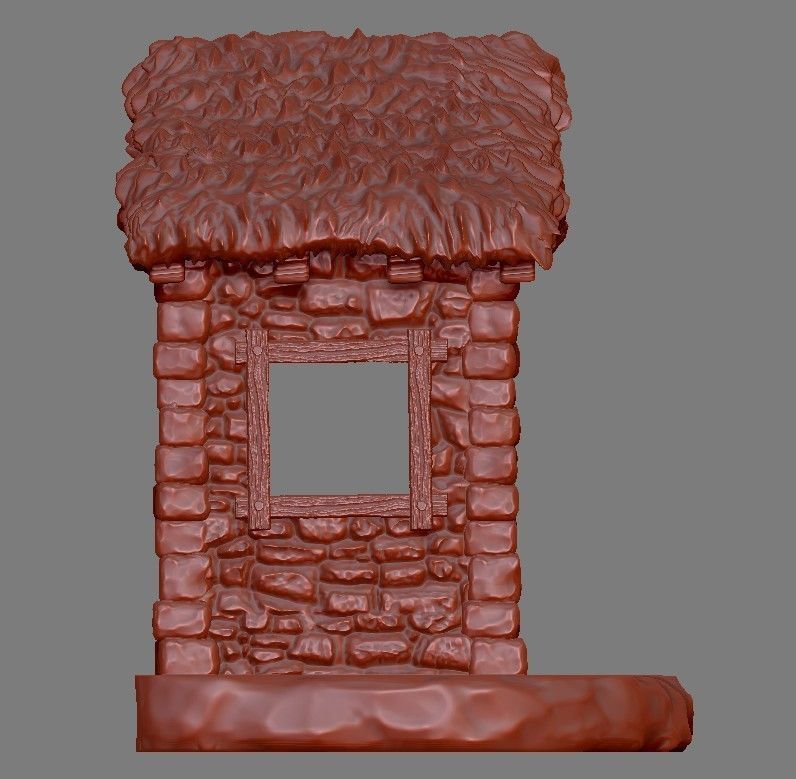 Christmas Crib house 3D print model_41