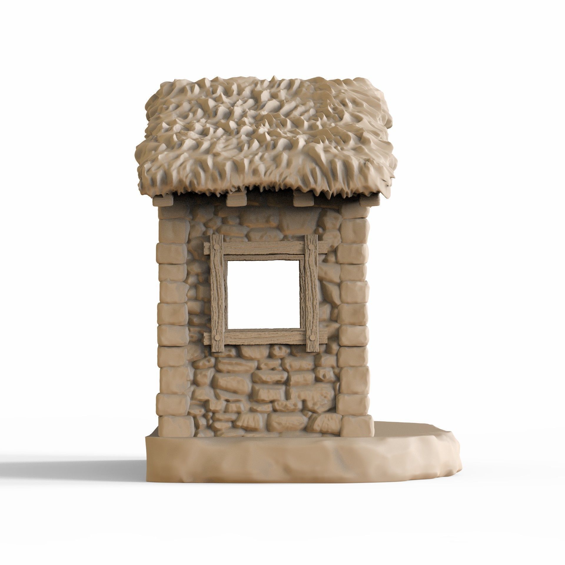 Christmas Crib house 3D print model_33