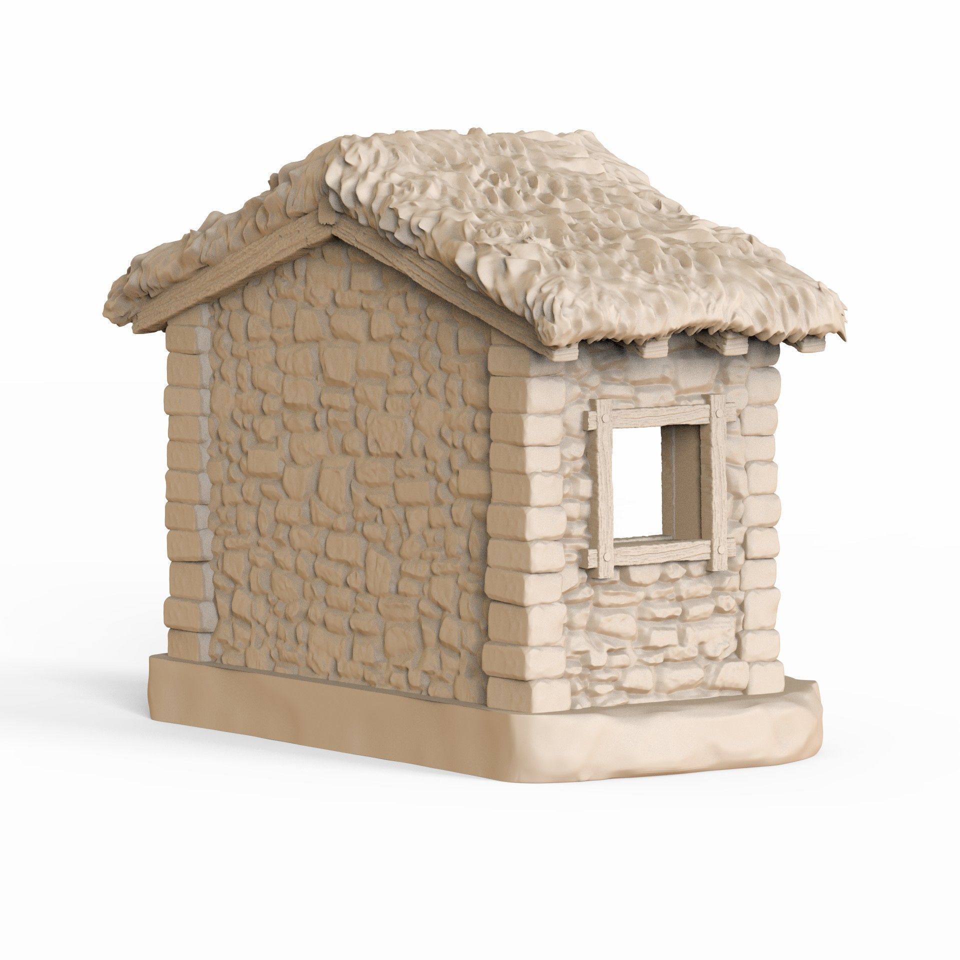 Christmas Crib house 3D print model_3