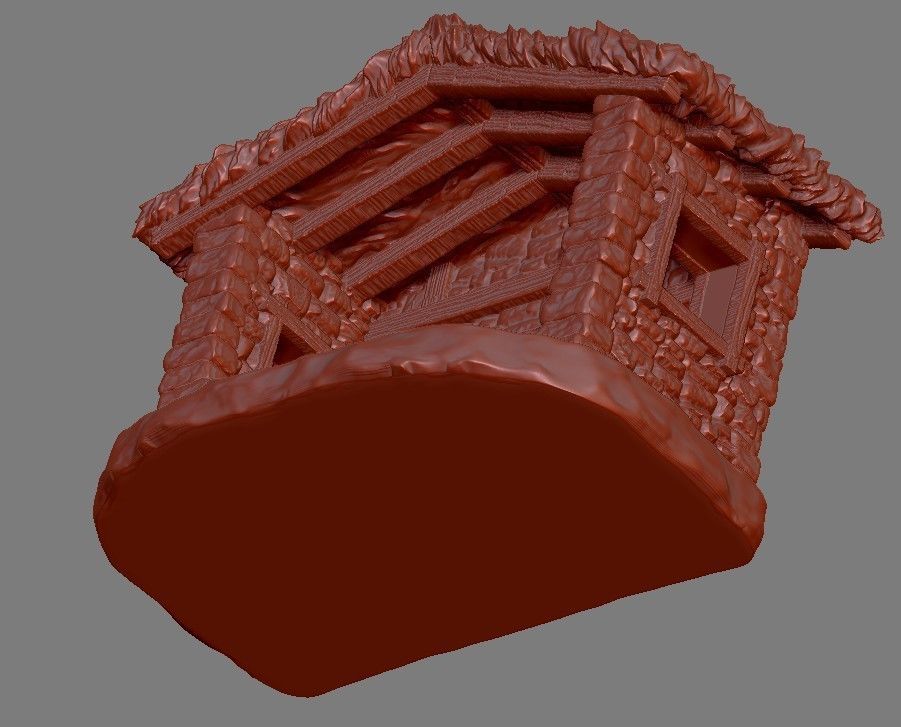 Christmas Crib house 3D print model_18