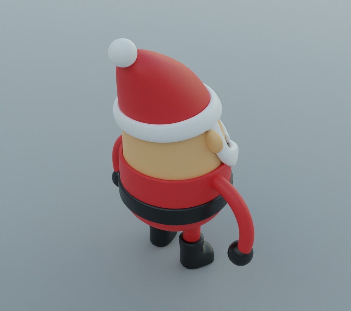 Toy santa 3D model for 3D print 3D print model_6