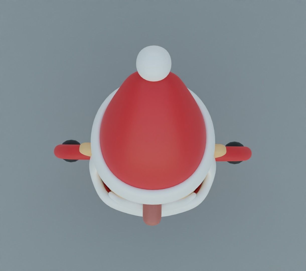 Toy santa 3D model for 3D print 3D print model_2