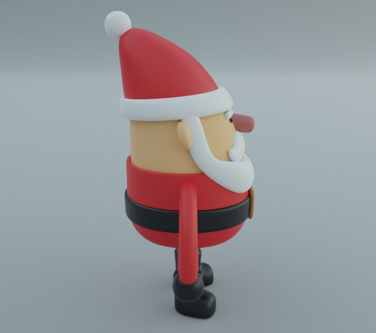 Toy santa 3D model for 3D print 3D print model_3