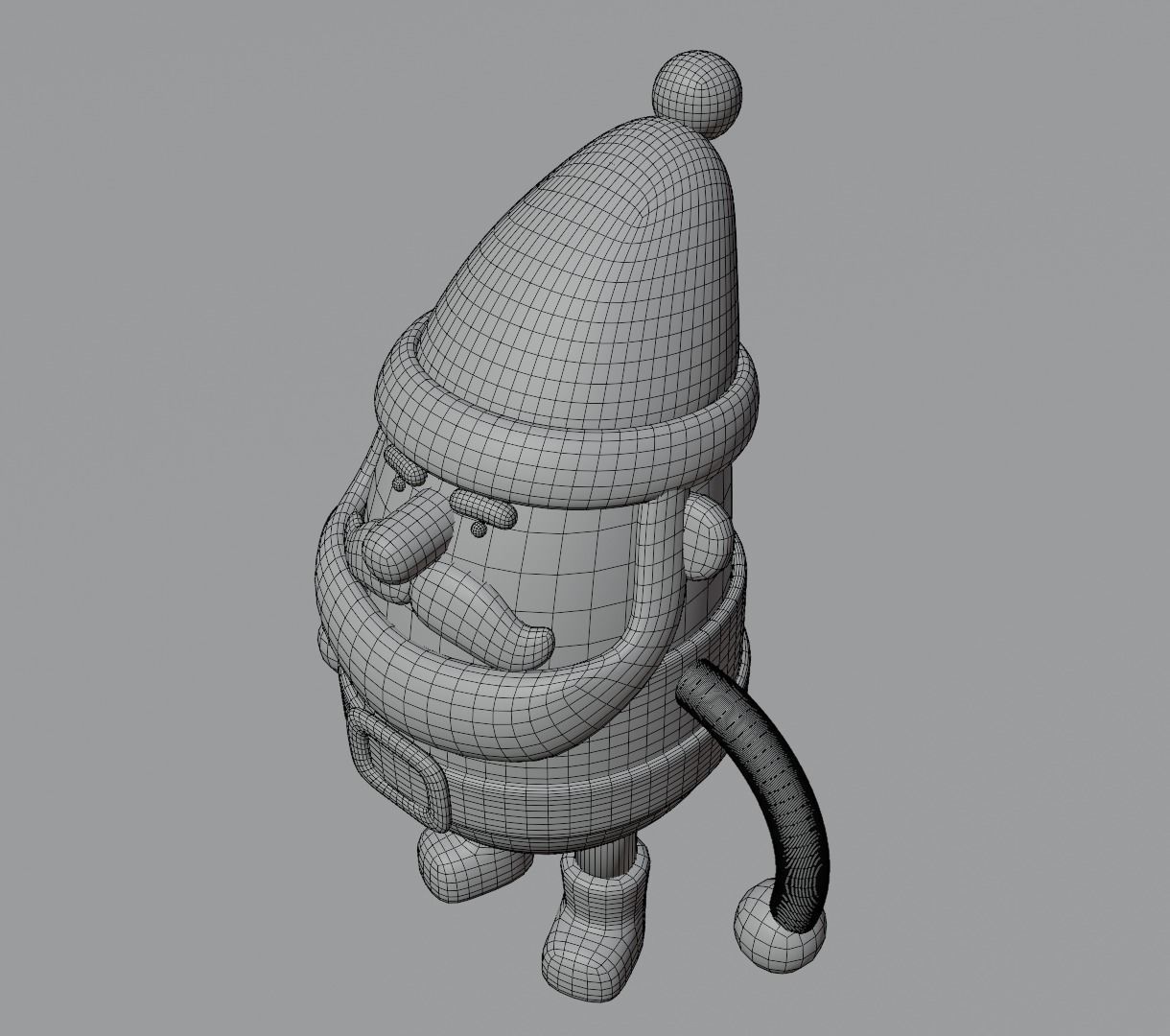 Toy santa 3D model for 3D print 3D print model_18