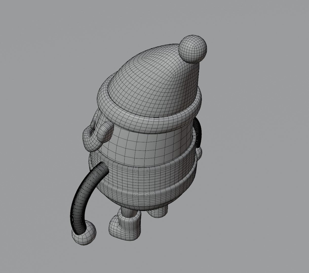 Toy santa 3D model for 3D print 3D print model_19