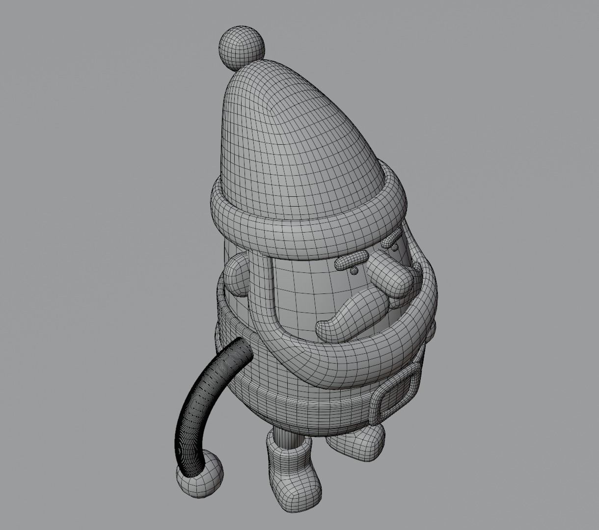Toy santa 3D model for 3D print 3D print model_17